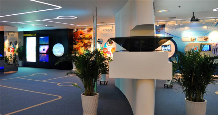 多媒體互動地幕、全息投影