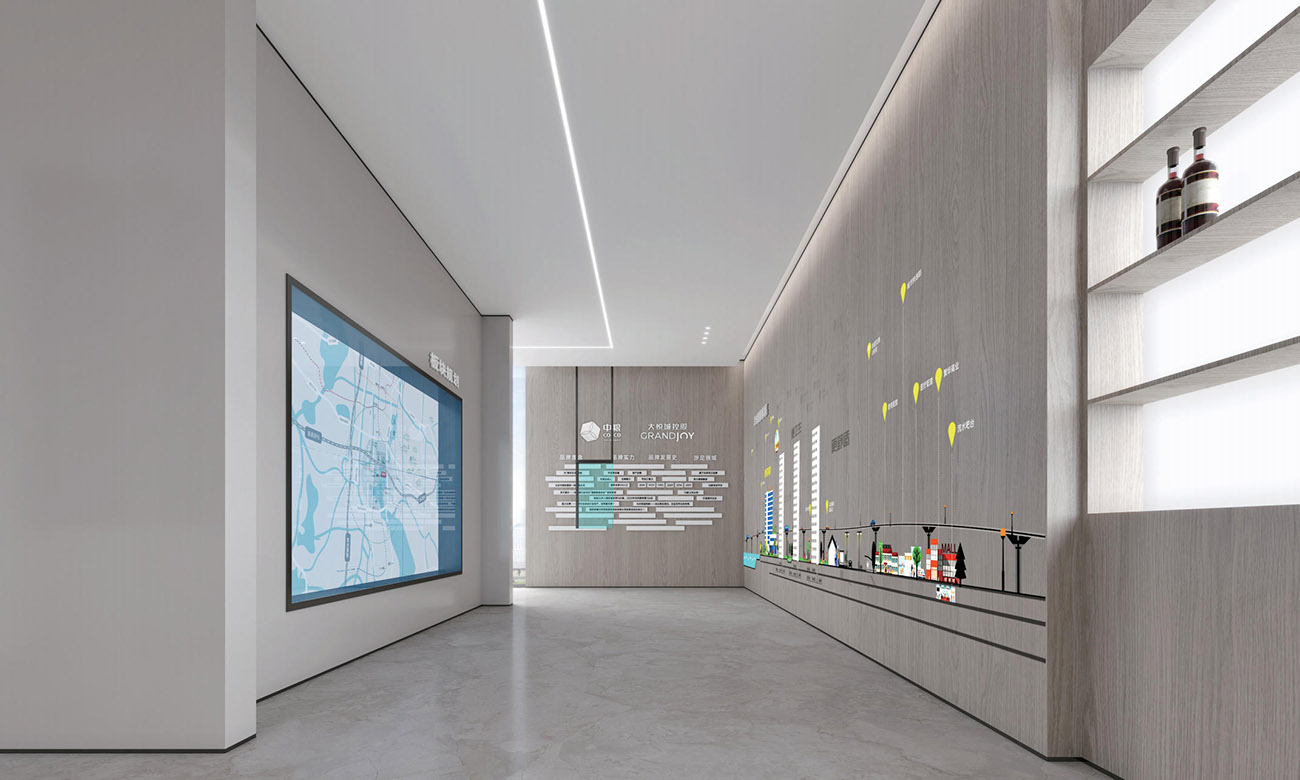 中糧大悅城售樓處展示區(qū)