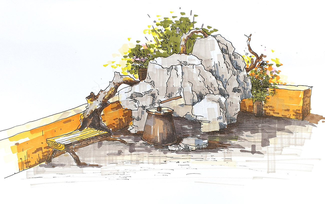 飲水思源場(chǎng)景